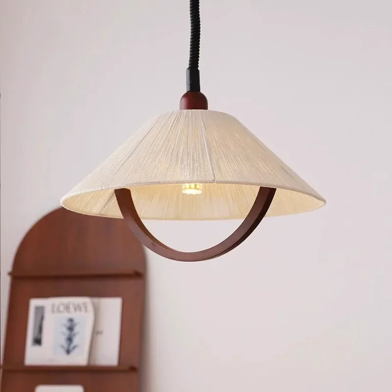 Adjustable Vintage Ceiling Lamp – Natural Charm & Modern Style