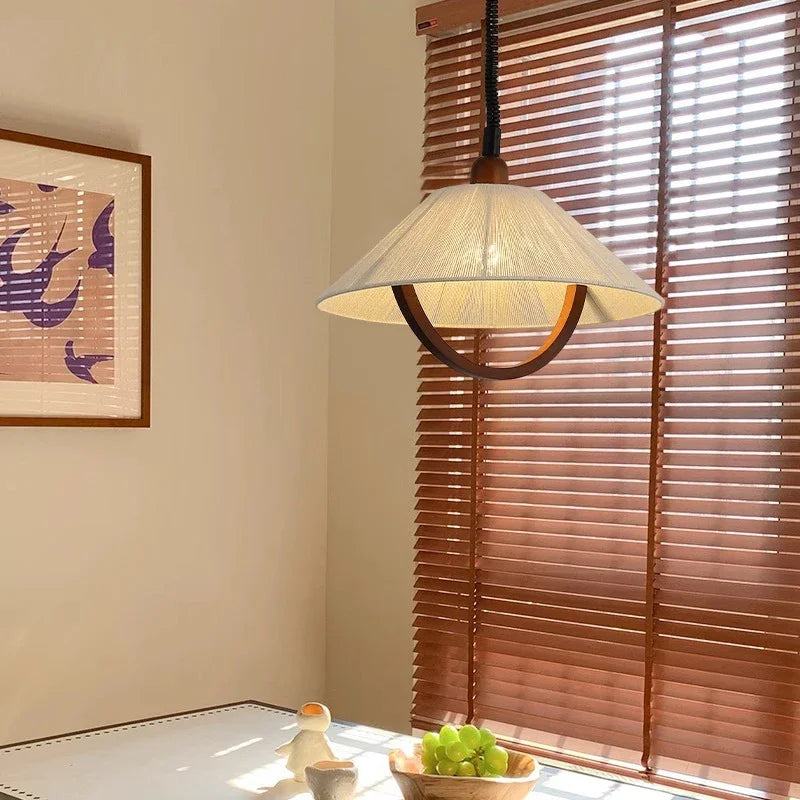 Adjustable Vintage Ceiling Lamp – Natural Charm & Modern Style