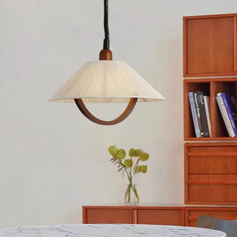Adjustable Vintage Ceiling Lamp – Natural Charm & Modern Style