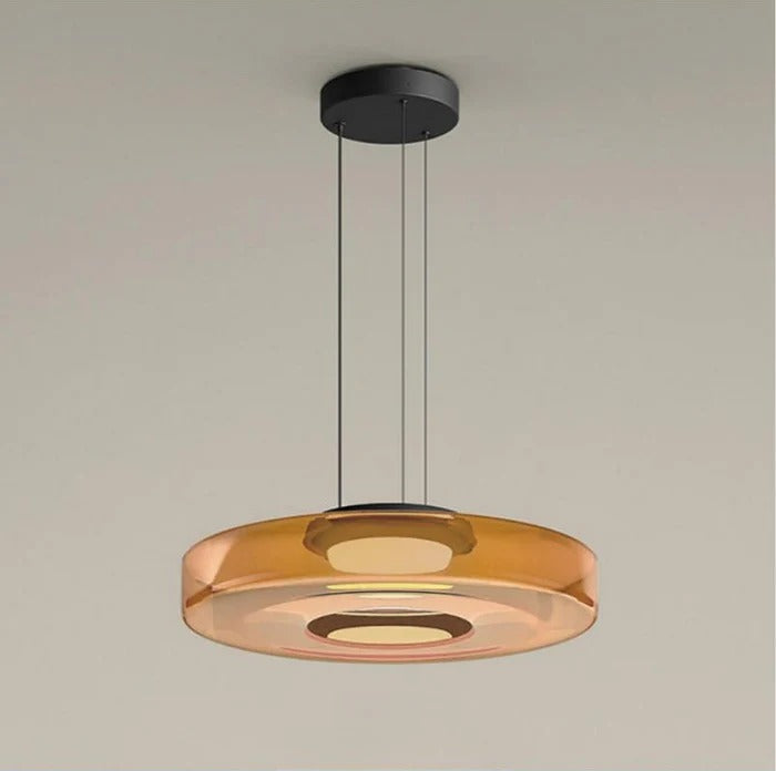 Bauhaus Style Glass Pendant Light