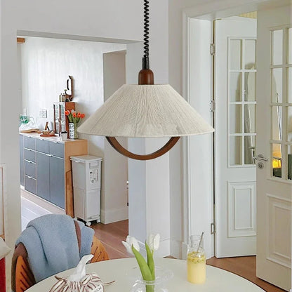 Adjustable Vintage Ceiling Lamp – Natural Charm & Modern Style
