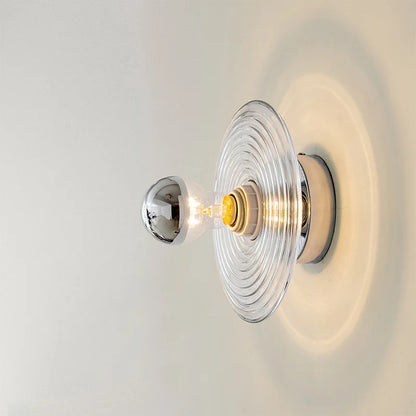 Vitra - Vintage glazen wandlamp
