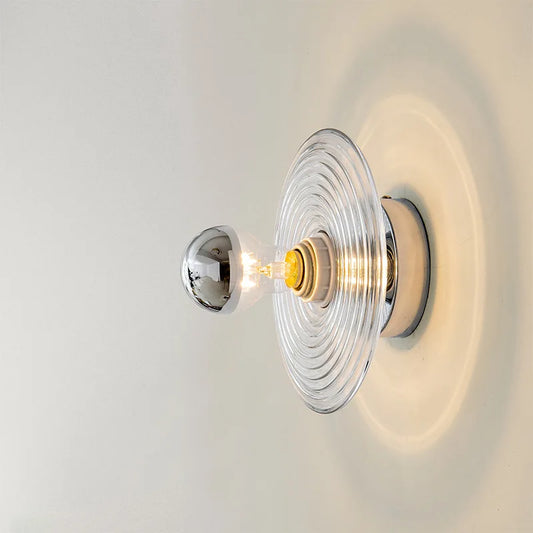 Vitra - Vintage glazen wandlamp